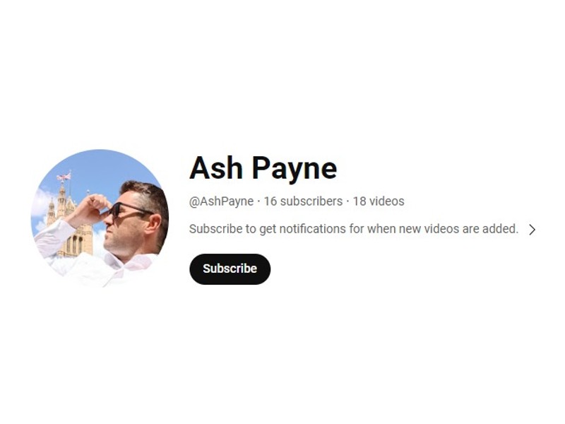 Ash Payne YouTube